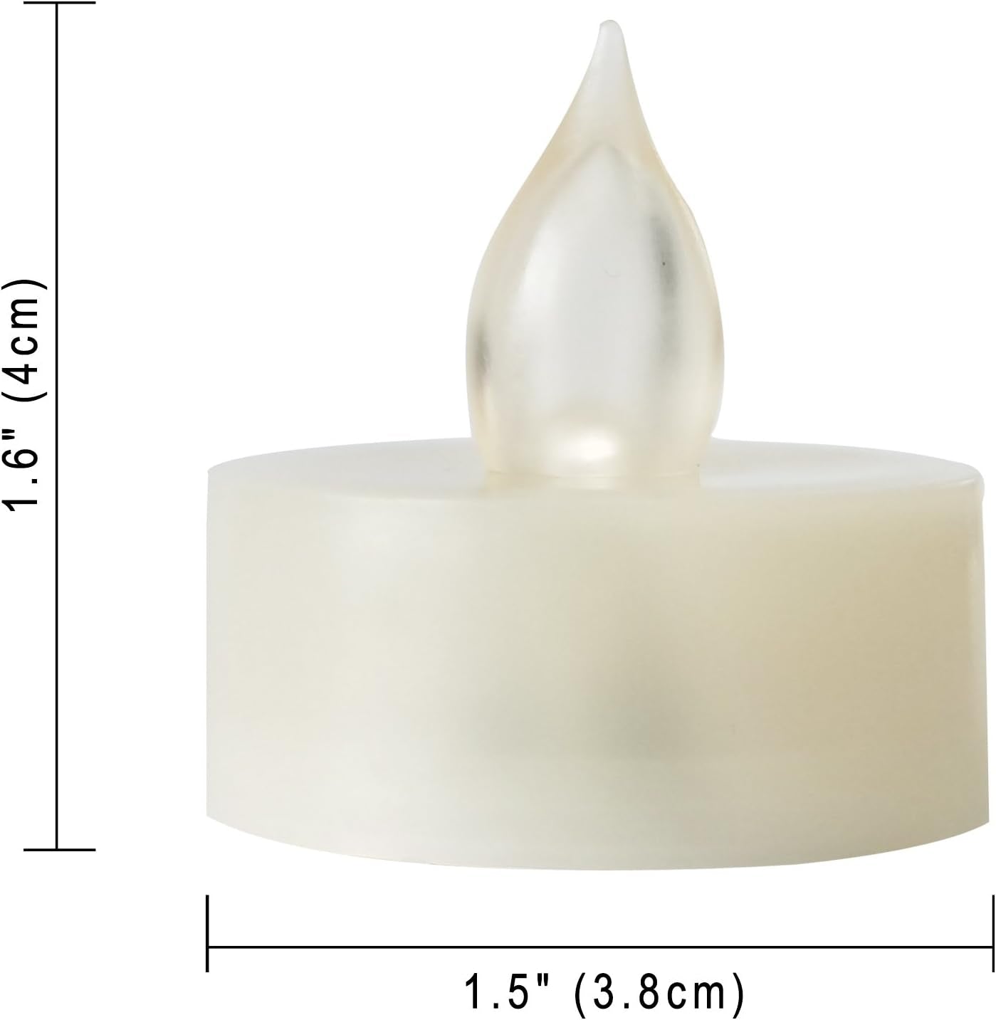 6 PCS Flameless LED Battery Operated Tealight Candles with Remote and Timer Flickering Electric Decorative Tea Lights for Christmas Home Party Wedding Decorations 1.5”X1.6” Batteries Included