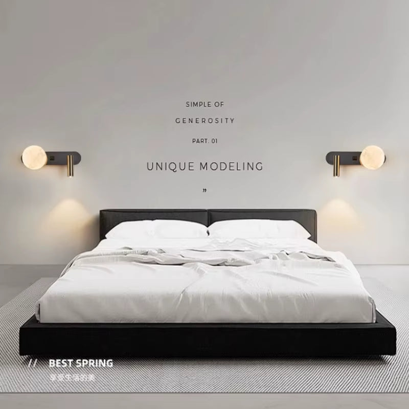 Wall Lamp Nordic Modern Black and White Minimalist Living Room Sofa Background Wall Decorative Lamp Light Luxury Bedroom Bedside