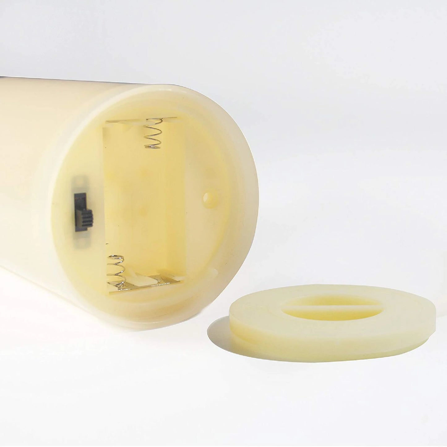Waterproof Outdoor Flameless LED Candles - with Remote and Timer Realistic Flickering Battery Operated Powered Electric Electronic Plastic Resin Pillar Candles 2-Pack 3ÂX 6Â
