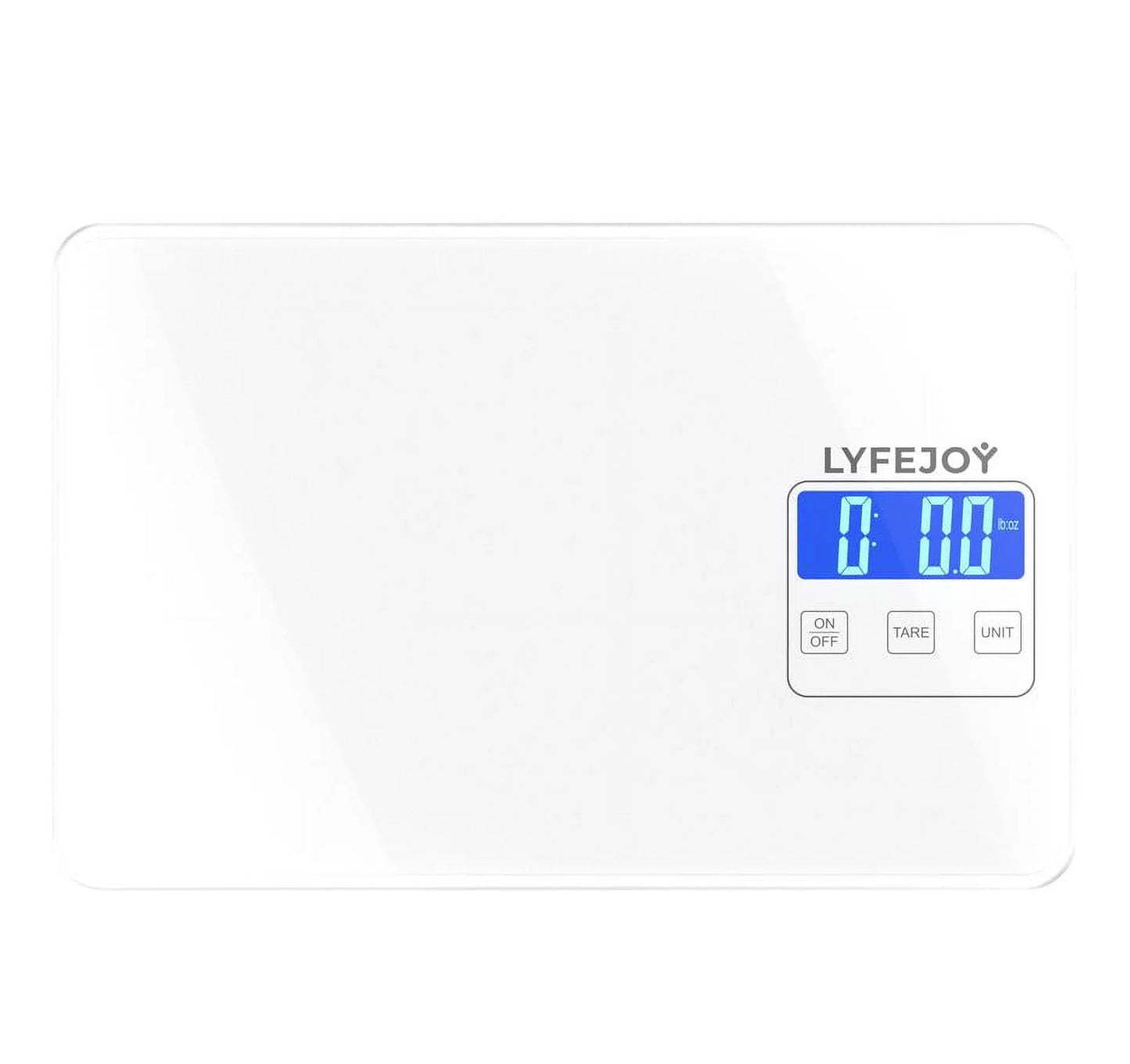 Kitchen Scale in Elegant White Tempered Glass 15Kg