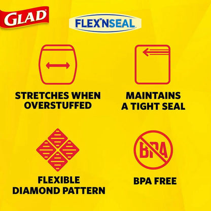 FLEXN SEAL Zipper Freezer Storage Quart Bags, 35 Count ( Pack of 2)